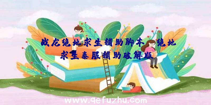 「战龙绝地求生辅助脚本」|绝地求生泰服辅助破解版